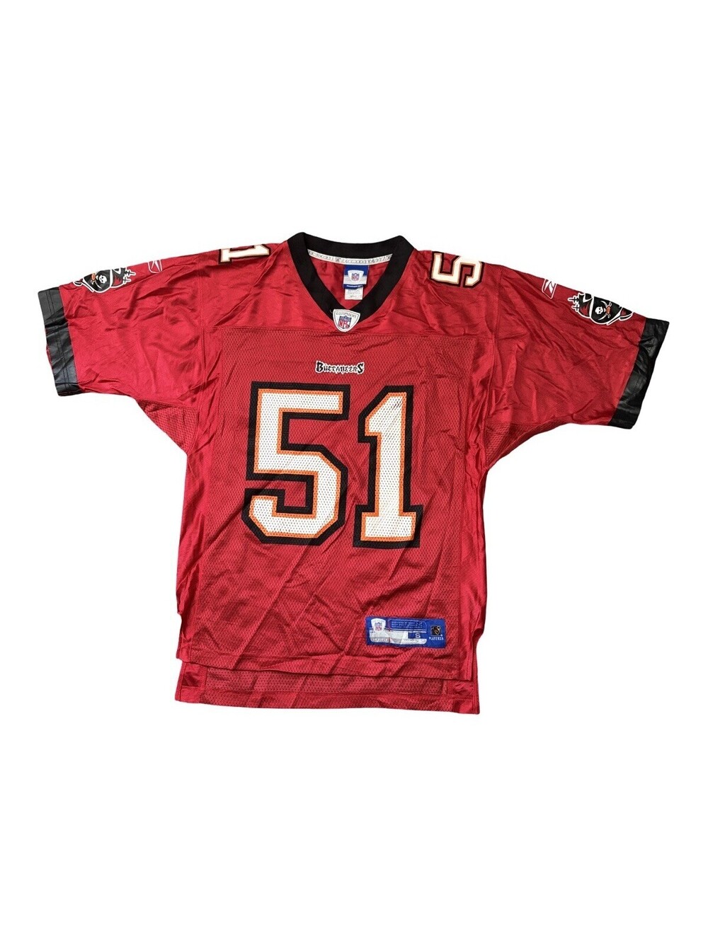 Reebok Tampa Bay Buccaneers Red Barrett Ruud #51 NFL Football Jersey Size Small